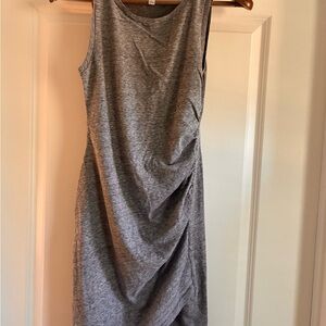 Leith Asymmetrical Gray Dress